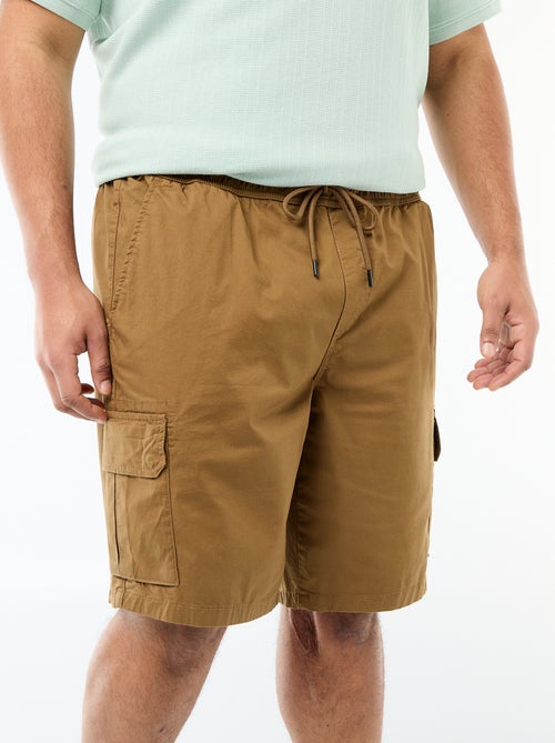 Bermuda en twill multipoches - Kiabi
