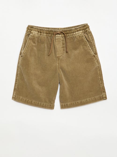 Bermuda en velours côtelé - Kiabi
