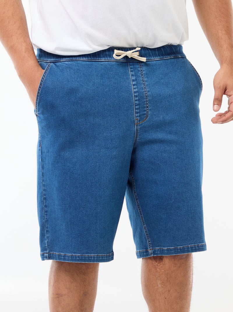 Bermuda in denim Blu - Kiabi