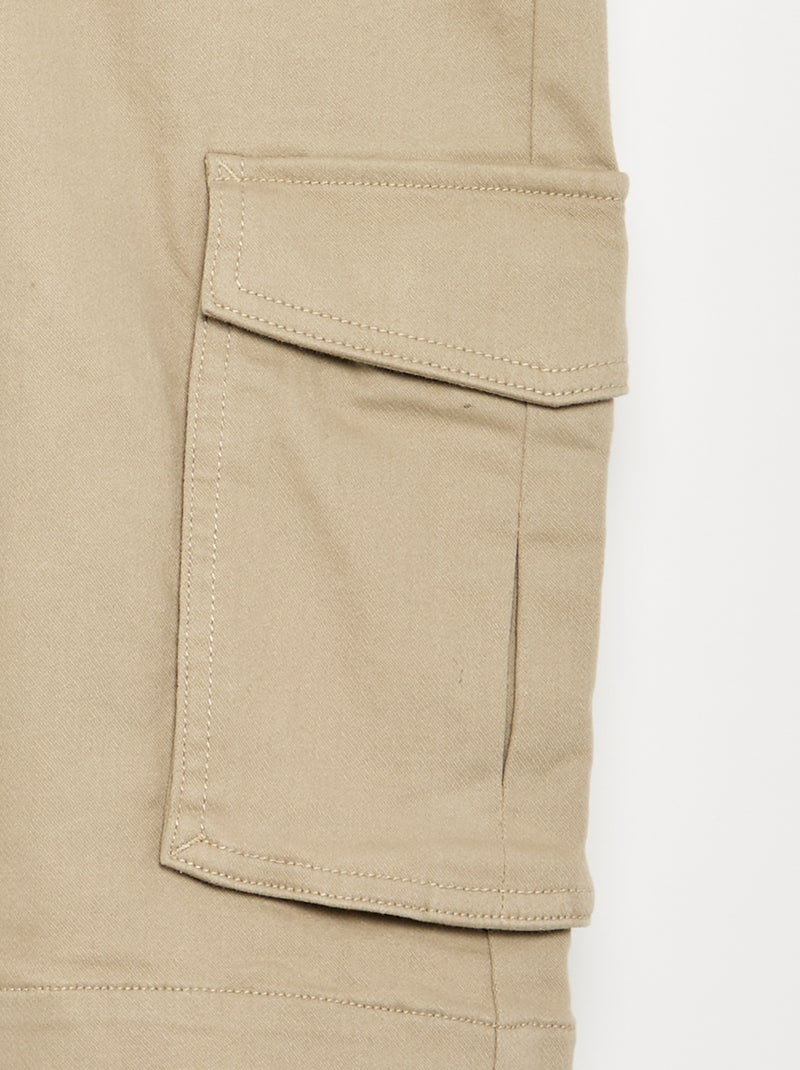 Bermuda in felpa - collezione facile da indossare beige - Kiabi
