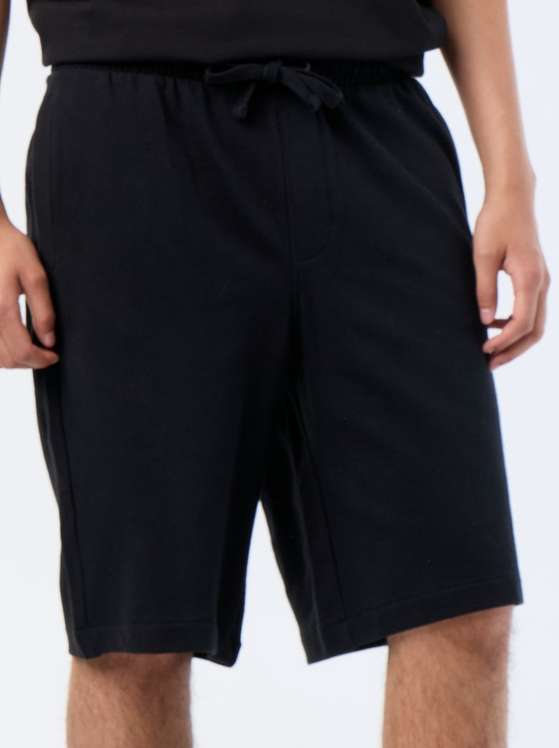 Bermuda in French Terry Nero - Kiabi