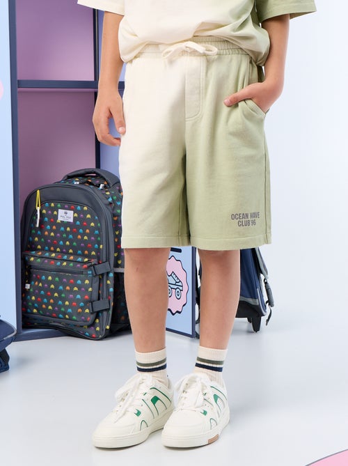 Bermuda in french terry tie-dye - Kiabi