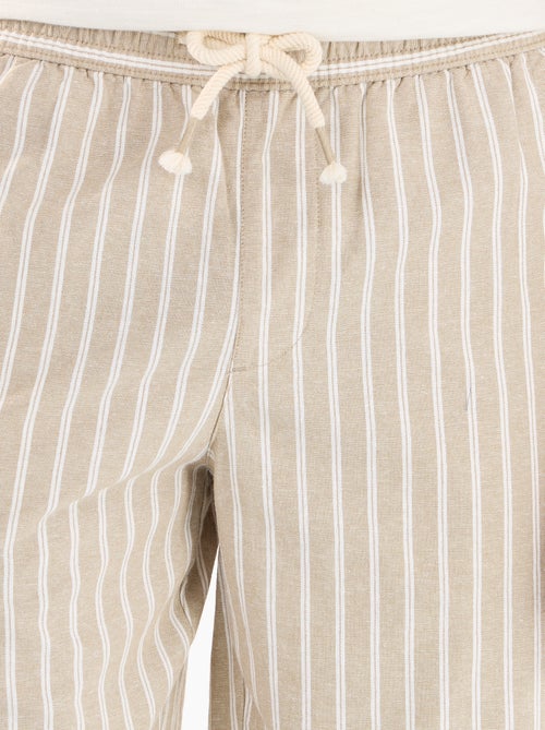 Bermuda in misto lino - Kiabi