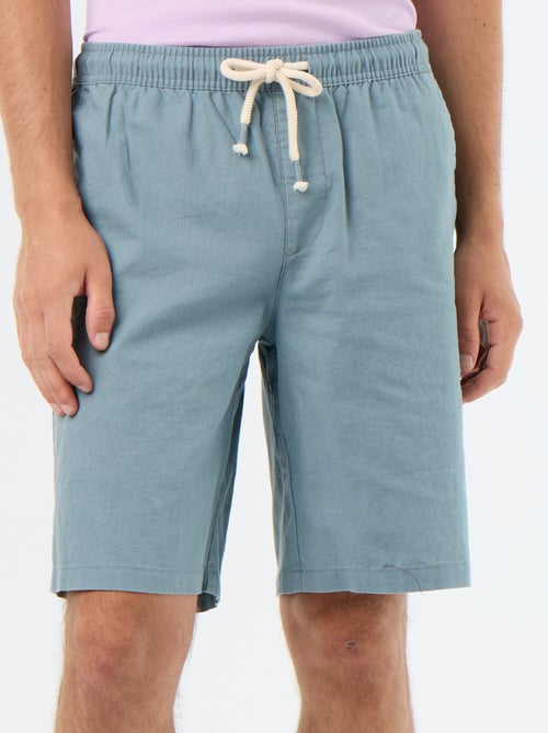 Bermuda in misto lino - Kiabi