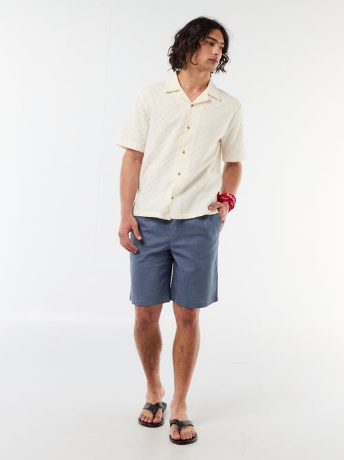 Bermuda in misto lino - Kiabi