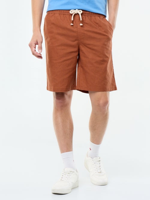 Bermuda in misto lino - Kiabi