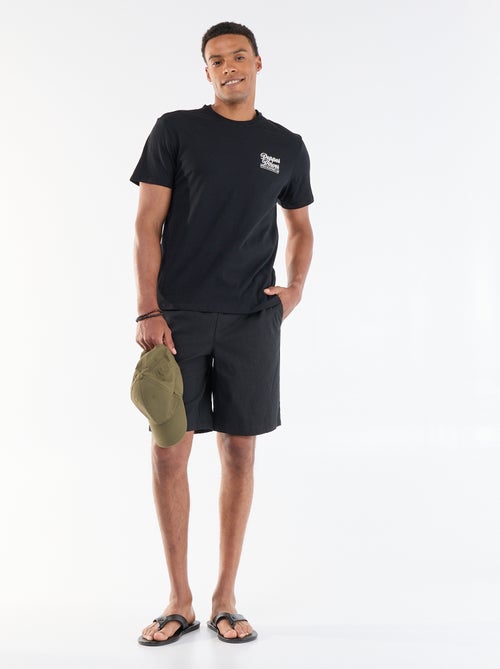 Bermuda in misto lino - Kiabi
