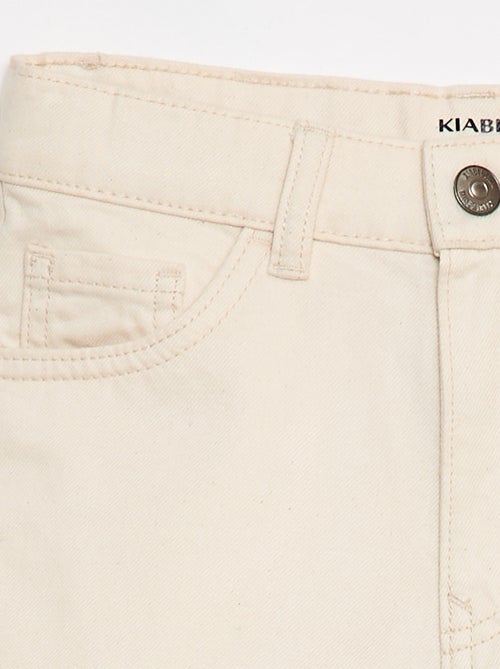 Bermuda in twill 5 tasche - Kiabi