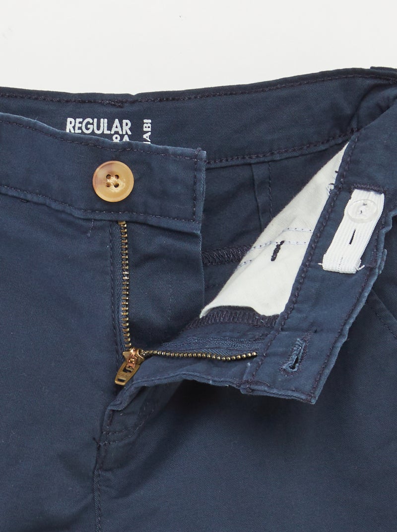 Bermuda in twill blu - Kiabi