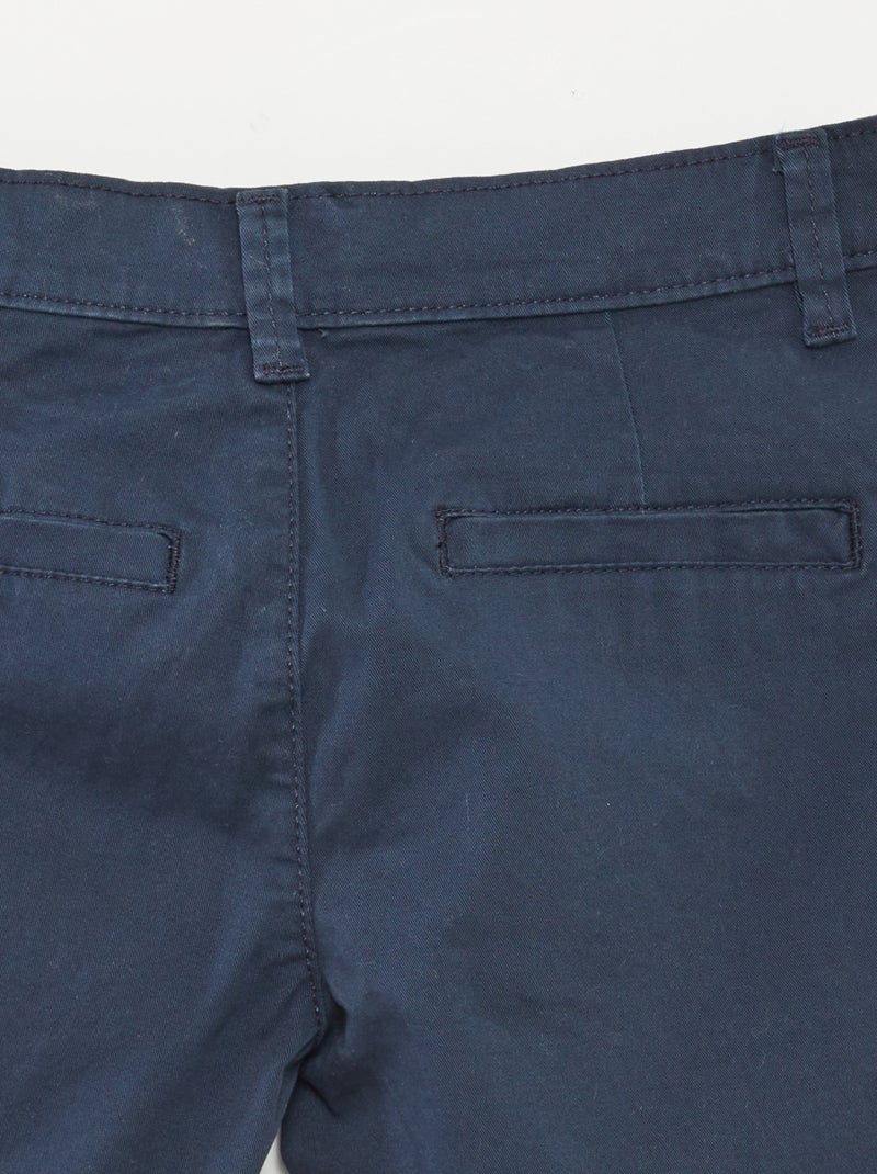 Bermuda in twill blu - Kiabi