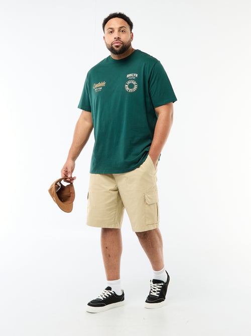 Bermuda in twill multitasche - Kiabi