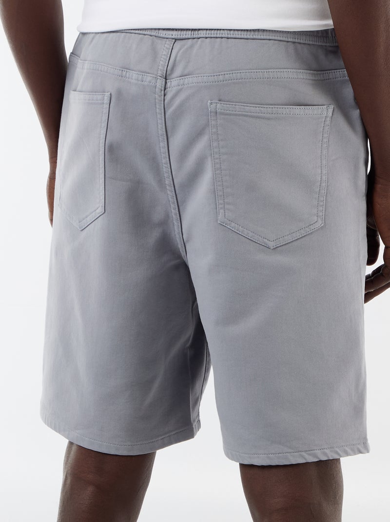 Bermuda léger avec cordons de serrage Bleu - Kiabi