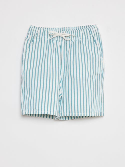 Bermuda shorts with elasticated waist - Kiabi