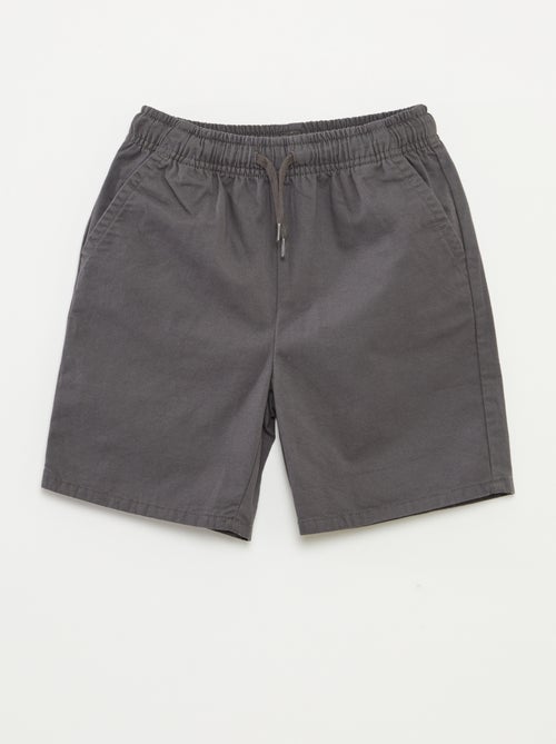 Bermuda type chino uni - Kiabi