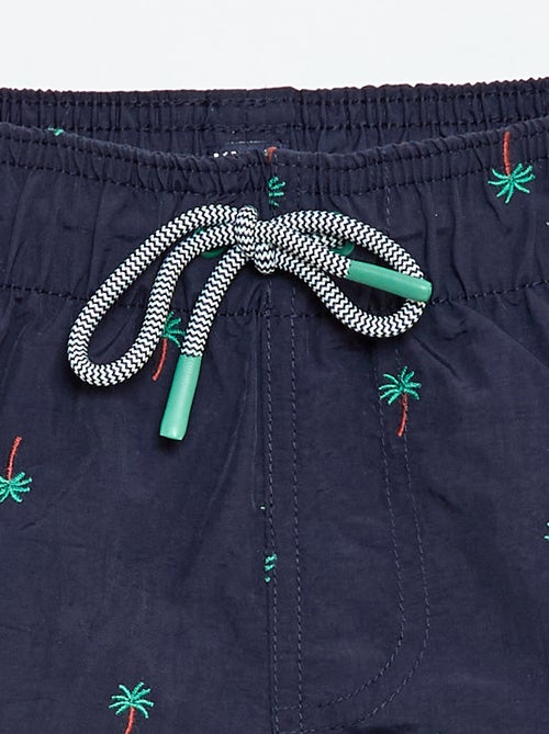 Bestickte Badeshorts - Kiabi
