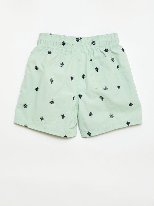 Bestickte Badeshorts - Kiabi