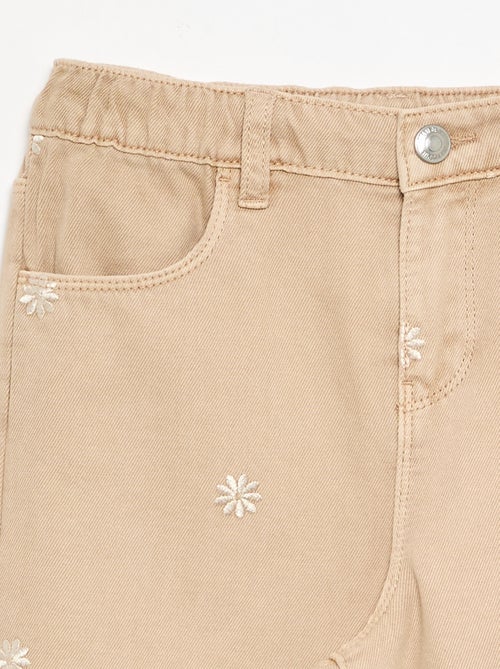 Bestickte Jeanshose - Kiabi