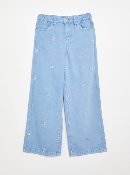 Bestickte Jeanshose - Kiabi