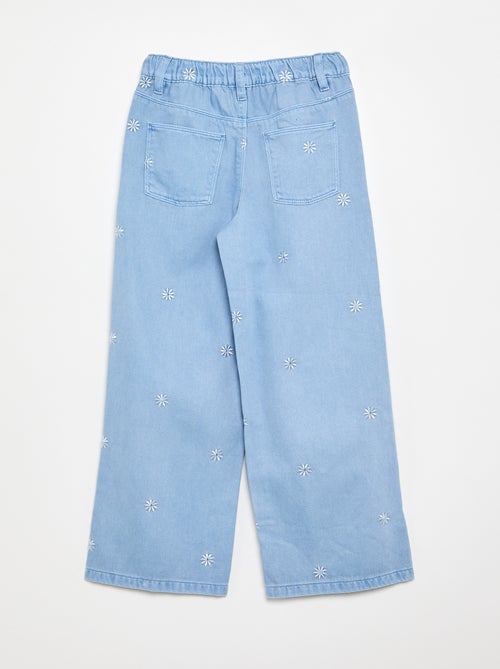 Bestickte Jeanshose - Kiabi