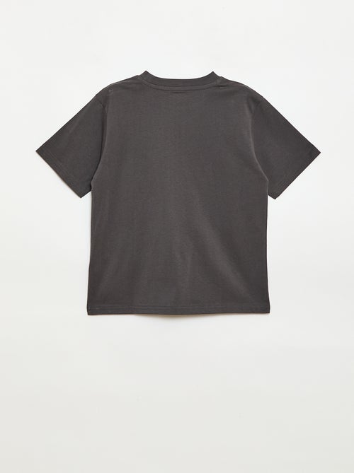 Besticktes Kurzarm-T-Shirt - Kiabi