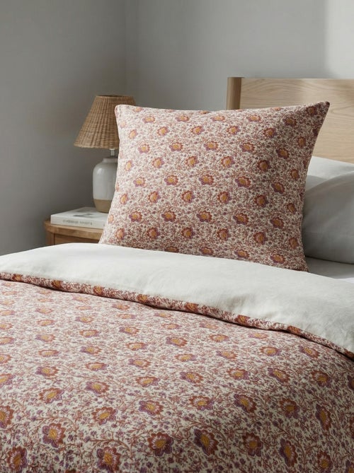 Bettwäsche-Set für 1 Person 140 x 200cm aus 57-Fäden-Baumwolle - Kiabi Home - Kiabi