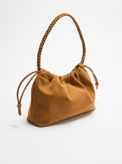 Beuteltasche aus Wildlederimitat - Kiabi