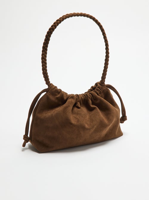 Beuteltasche aus Wildlederimitat - Kiabi