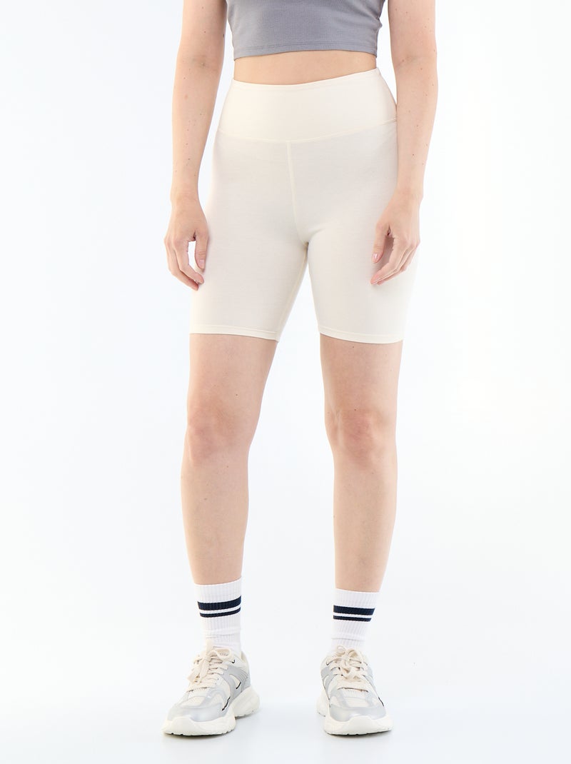 Bike Shorts White - Kiabi