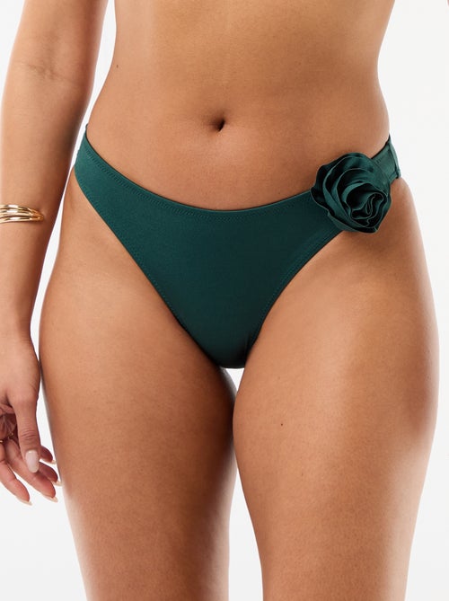 Bikini Bottom with Embossed Flower Detail - Kiabi