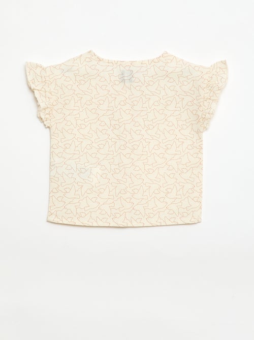Bird Print Blouse - Kiabi