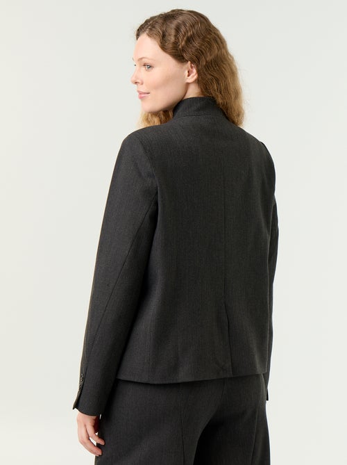 Blazer a collo alto con effetto incrociato - Kiabi