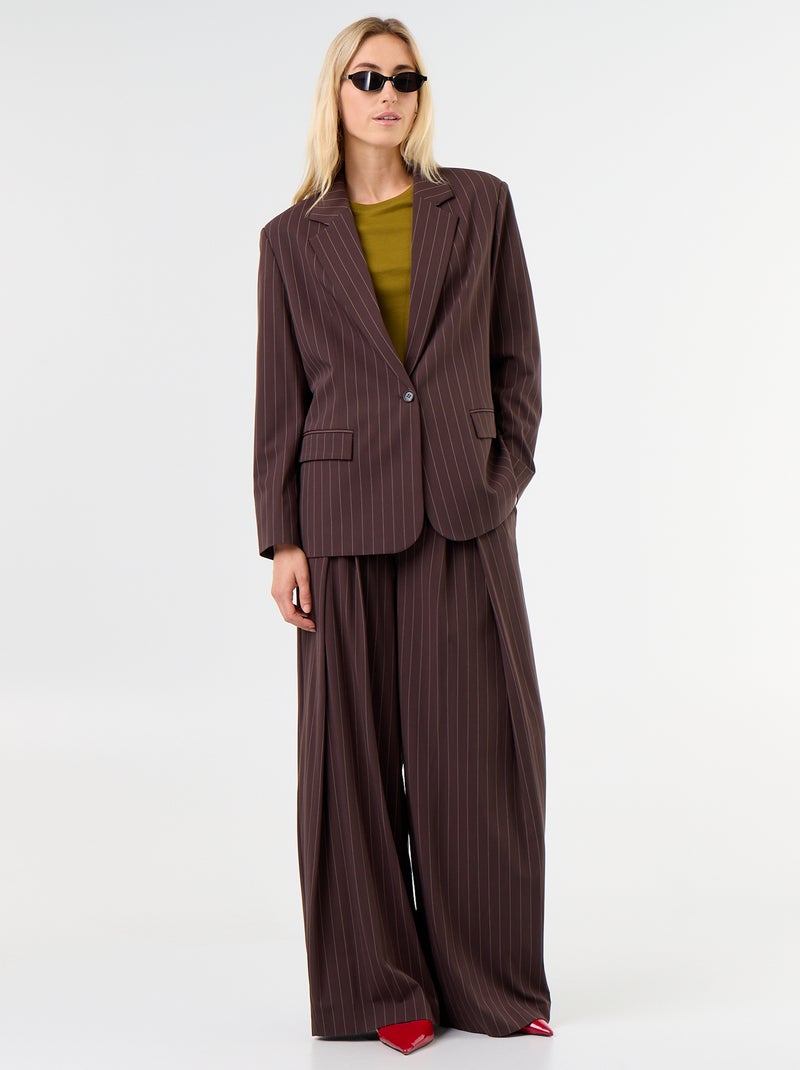 Blazer lungo Marrone - Kiabi