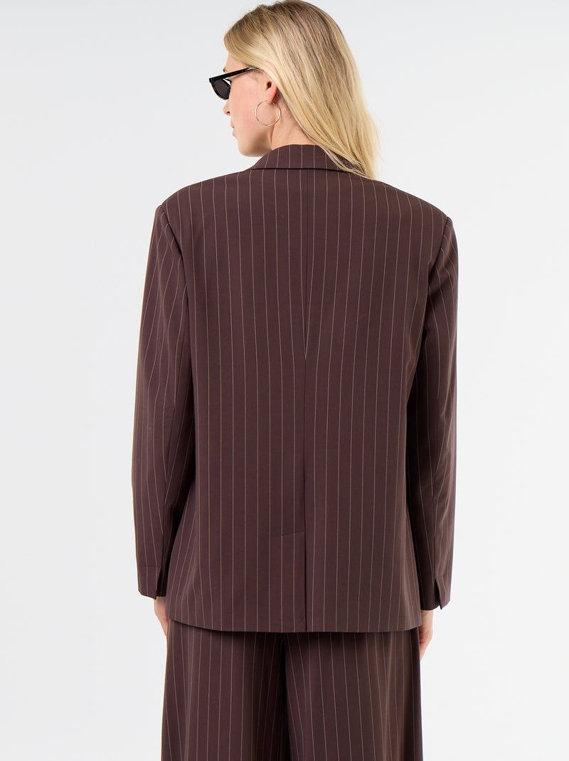 Blazer lungo Marrone - Kiabi