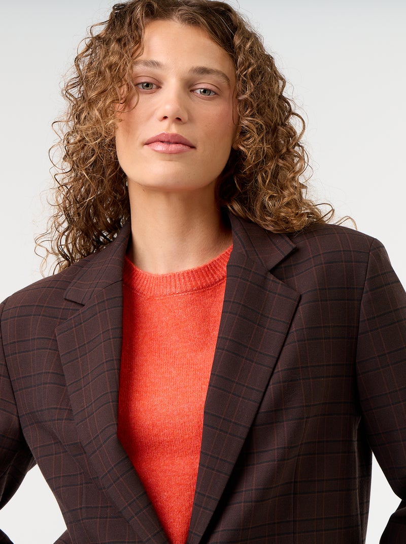 Blazer lungo Marrone - Kiabi
