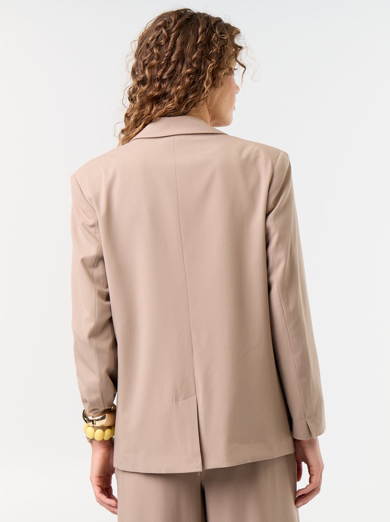 Blazer lungo Marrone - Kiabi