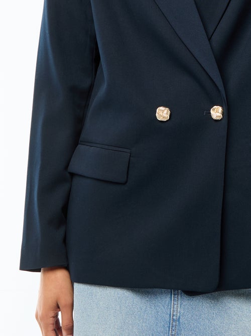 Blazer mit doppelreihigem Verschluss - Kiabi Blazer mit doppelreihigem Verschluss - Kiabi