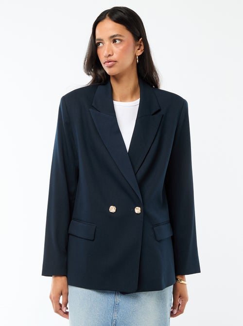 Blazer mit doppelreihigem Verschluss - Kiabi Blazer mit doppelreihigem Verschluss - Kiabi