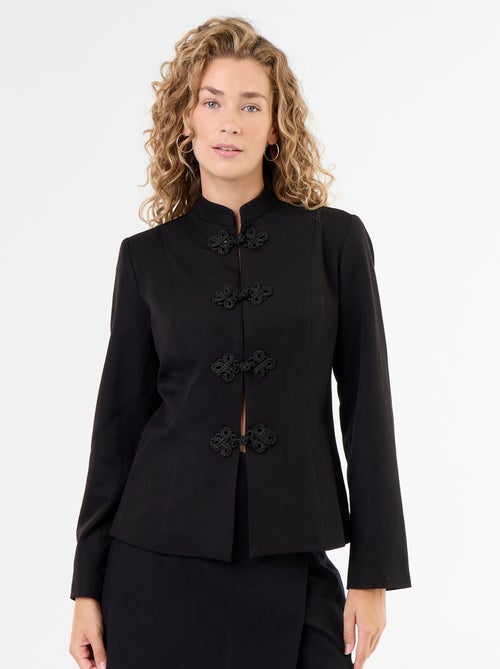 Blazer mit Mandarinverschluss-Detail - Kiabi