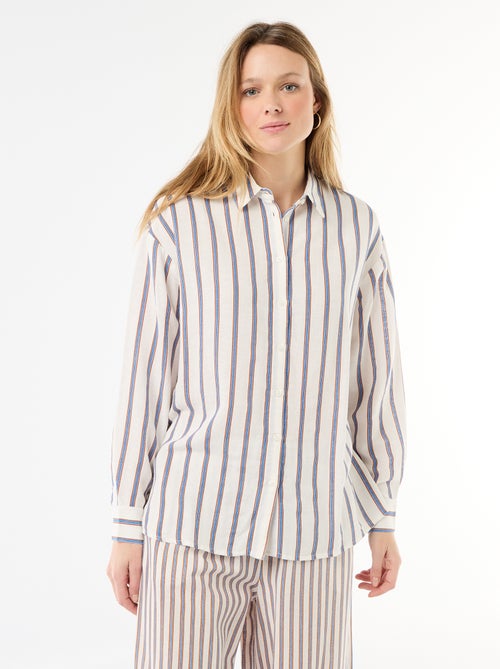 Blended Linen Shirt - Kiabi