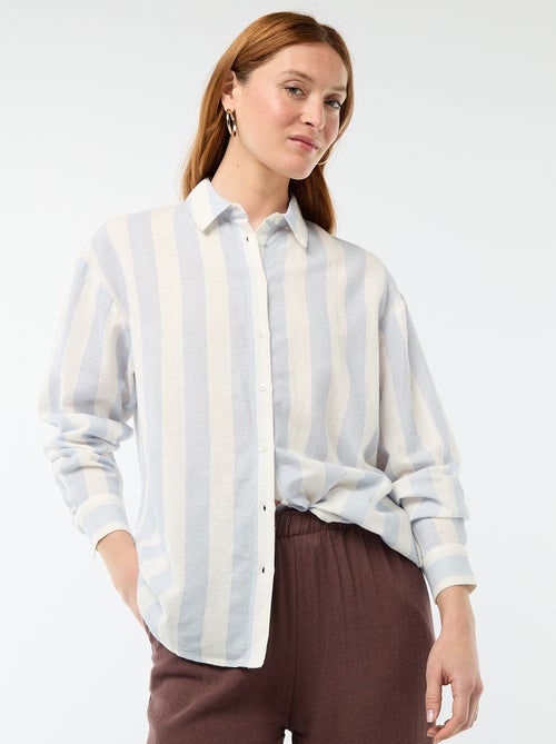 Blended Linen Shirt - Kiabi