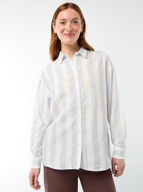 Blended Linen Shirt - Kiabi