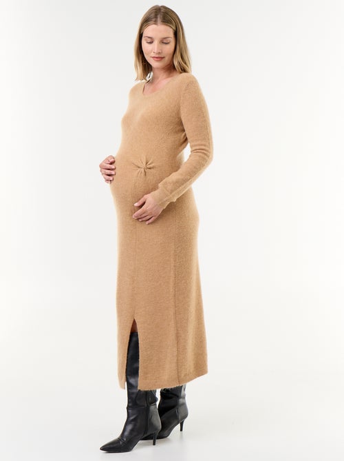 Blended Wool Maternity Dress - Kiabi Blended Wool Maternity Dress - Kiabi