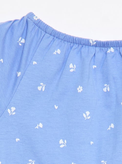 Blouse avec col élastiqué - Collection facile à enfiler - Kiabi