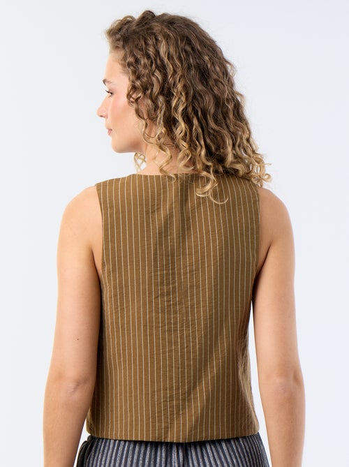 Blouse avec nœuds - Kiabi