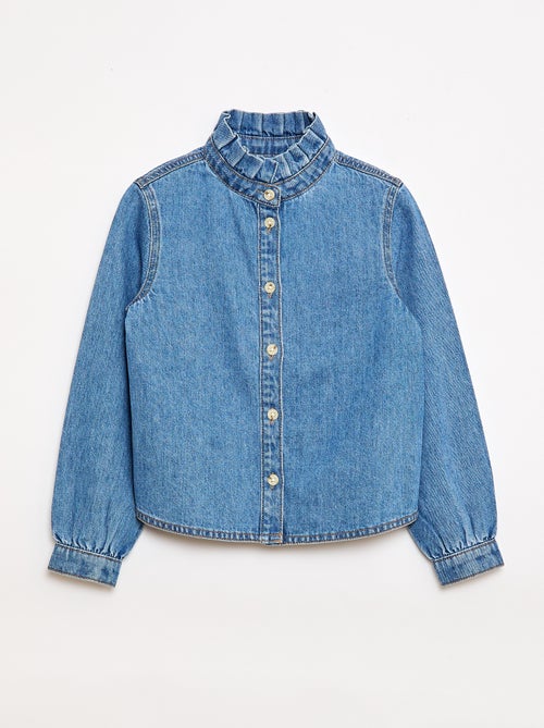 Blouse en denim - Kiabi