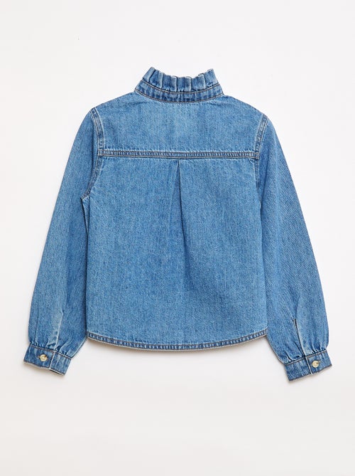 Blouse en denim - Kiabi