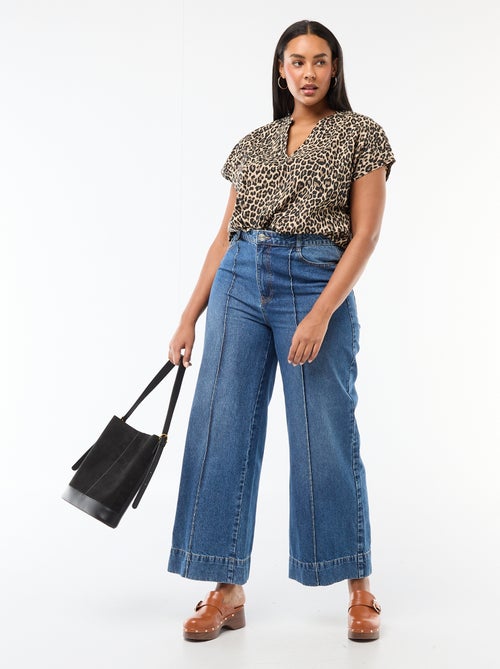 Blouse légère à manches courtes - Kiabi