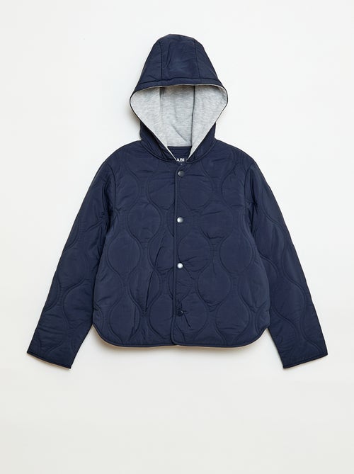 Blouson à capuche matelassé - Kiabi