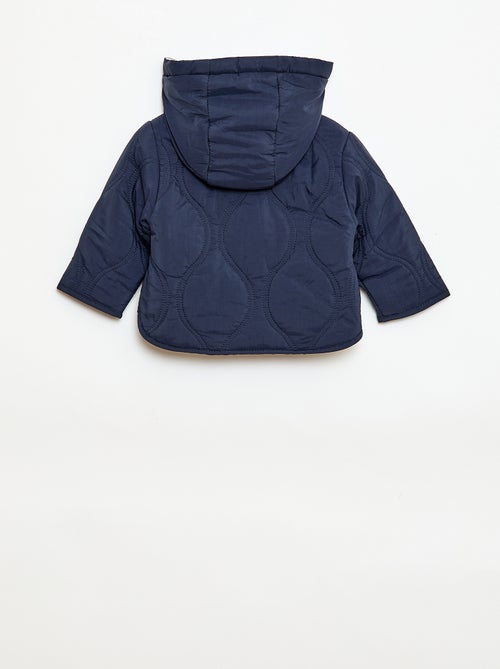 Blouson à capuche matelassé - Kiabi