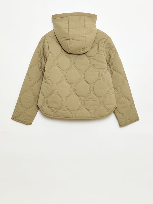 Blouson à capuche matelassé - Kiabi